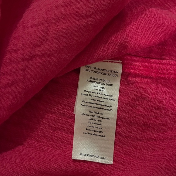 Faherty Dream Cotton gauze Desmond top - Picture 8 of 8